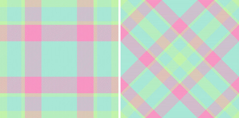 Texture fabric pattern of check tartan background with a plaid vector seamless textile.