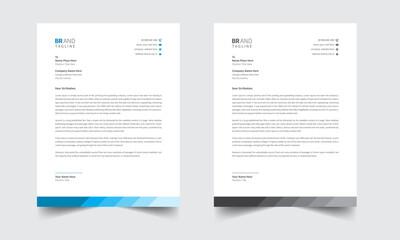 Simple and clean letterhead design for your corporate project