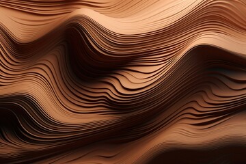 Abstract Waves, Fluid and Liquid Lines Realistic Texture Illustration Background.