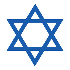 Star of David.Symbol of the Jewish religion.