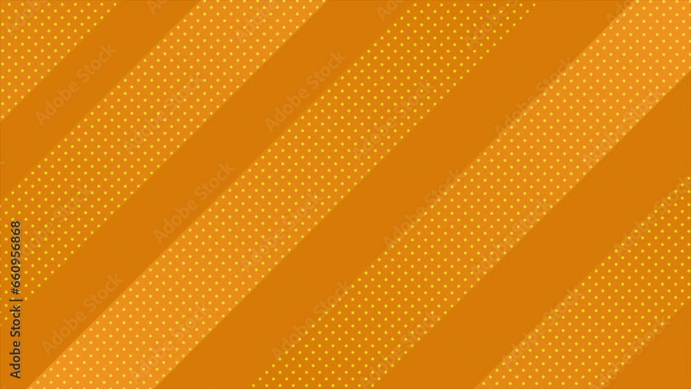 Aufkleber modern orange color diagonal stripes with circular dots simple and elegant futuristic background