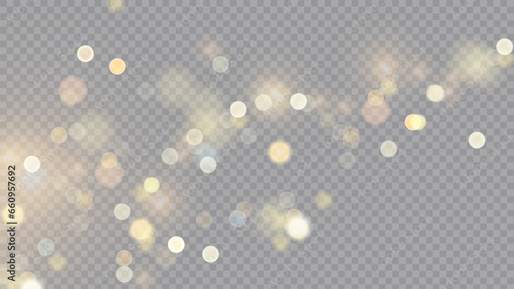 Canvas Prints the dust sparks and golden stars shine with special light. vector sparkles on a transparent backgrou