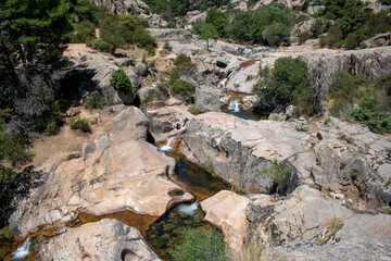 The Green Pool in La Pedriza, Madrid, Spain