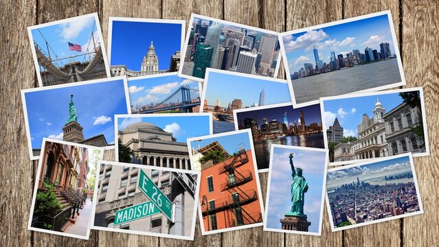 New York City photo stack