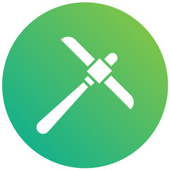 Fototapeta premium Pickaxe Vector Icon Design Illustration