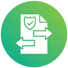 File transfer Vector Icon Design Illustration