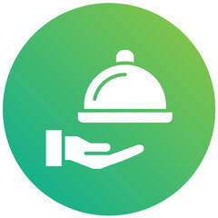 Room service Vector Icon Design Illustration