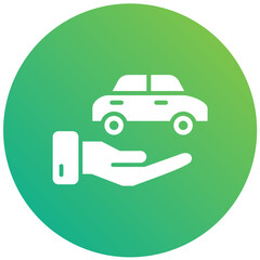 Car insurance Vector Icon Design Illustration