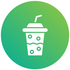 Obraz premium Plastic cup Vector Icon Design Illustration