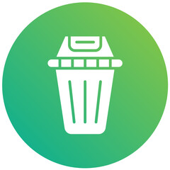 Recycling bin Vector Icon Design Illustration