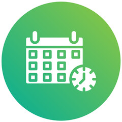 Deadline Vector Icon Design Illustration