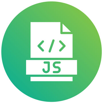 Javascript Vector Icon Design Illustration