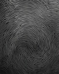 black and white fingerprint background
