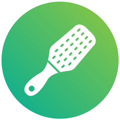 Hair brush Vector Icon Design Illustration