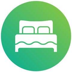 Bed Vector Icon Design Illustration