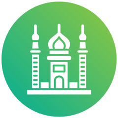 Mosque Vector Icon Design Illustration