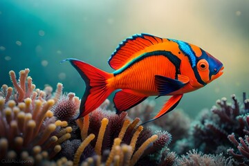 Fototapeta na wymiar fish in aquarium