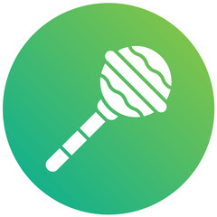 Baby rattle Vector Icon Design Illustration
