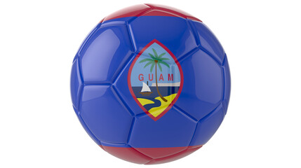 Bonaire flag football on transparent background	
