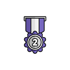 High resolution lineal color award icon, they can be easily edited and easily embedded in your project.