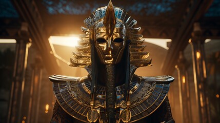 Osiris - The egyptian god of the afterlife.generative ai
 - obrazy, fototapety, plakaty