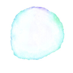 Abstract Watercolor Shape