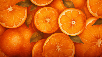 Realistic orange texture and pattern close up.