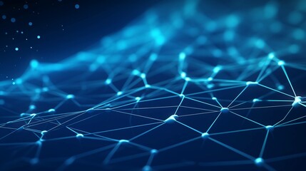 Obraz premium Abstract, abstract background, cloud computing, communication, data, blue background, connecting Dots, connection, connection background, Data