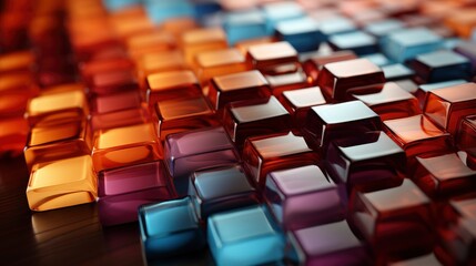 Fototapeta premium Gradient hexagonal background , Background Image,Desktop Wallpaper Backgrounds, HD