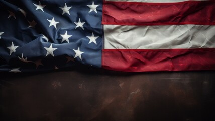 American Flag Memorial Day Banner