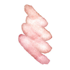 Scribble Brushstroke Watercolor Line