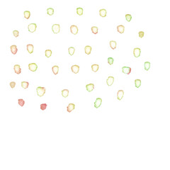 Scribble Brushstroke Watercolor Line