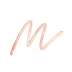 Scribble Brushstroke Watercolor Line