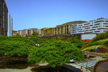 Obraz premium Tenerife santa cruz centro calle Aguere