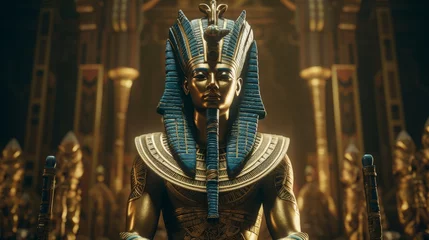 Foto op Canvas Amun - The egyptian god of creation.generative ai  © Luke