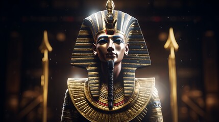 Amun - The egyptian god of creation.generative ai
