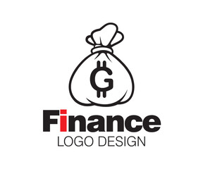  G in $ sign logo Design for Finance Accounting Money companies organizations departments editable vector