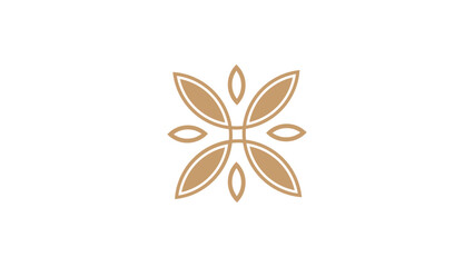 Fototapeta na wymiar art flower logo design
