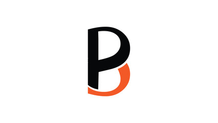 PB Letter Initial Logo Design Template Vector Illustration.
