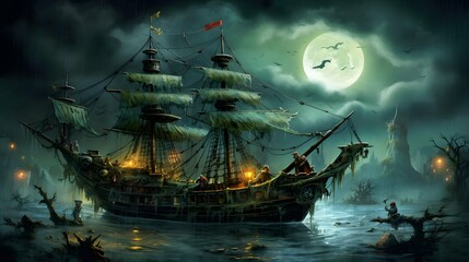 Fototapeta premium Rain, Rainy day background illustration wallpaper design