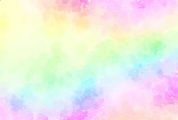 Soft rainbow color background material 