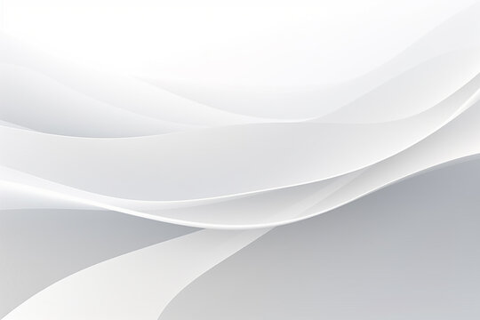 Abstract white and grey background created with generative AI © Pivot_Design