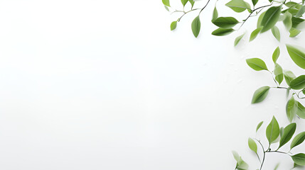 green leaves background | generative ai