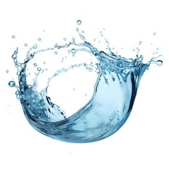 water splash isolated on white background