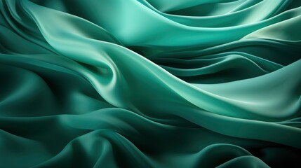 Fototapeta premium Green shades wavy background , Background Image,Desktop Wallpaper Backgrounds, HD