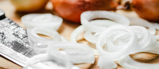 Fresh chopped onion.