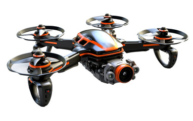 Cartoon Drone in 3D High Tech Transparent PNG