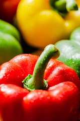 Fresh sweet pepper .