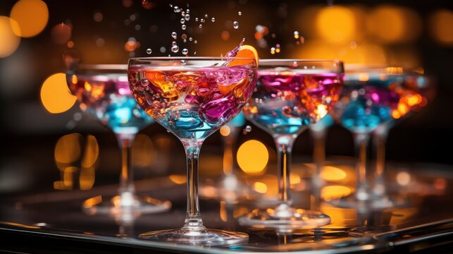New Years cocktails Mixology delight Fancy drinks , Background Image,Desktop Wallpaper Backgrounds, HD