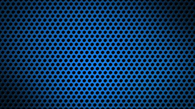 Simple Royal blue gradient metallic grill pattern minimal geometrical background